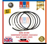 Vertex LAND ROVER 306DT TDV6 Discovery Velar 3.0D Set 3 Piston Rings STD New