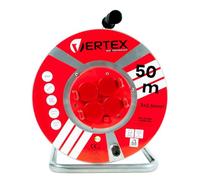 E_0002_S9120729 Vertex Cavo Prolunga Vertex PB50METAL Nero Argento 50 m Telefoni