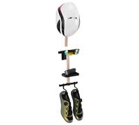 Vertical Cycling Gear Organizer Rack - Bike Wall Storage - for Speedometer Glasses Workshop Basement Utility Room Shed Apartment Indoor Home