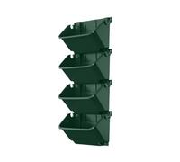 Vertical Garden Planter, Self Watering Stackable Pots, Breathable Hangable Plant System, Outdoor Wall Growth Container Kit for Cherry Strawberry Climbing Vine Vegetables Fruits Balcony Patio Garden