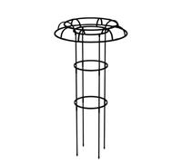 Vertical Garden Trellis - Green, All-Weather Umbrella Shape Pole, Trellis Support For Potted Plants, 48 Inch Height, Metal Plant Stake, Rust-Resistant Coating | Pea, Bean, Tomato, Clematis, Window Sil