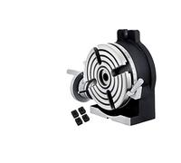 Vertical & Horizontal Rotary Table 10 0MM 150MM 200MM HV4 HV6 HV8 Working Table Tilting 360 For Milling Drilling Machine Per principianti e fai da te(100MM)
