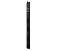Vertical IP-based 16-port Switched Power Manager with 2 Cascaded Ports (AC 100-240V, 32A max. input, IEC60309 receptacle, 16 IEC C13 outlet 10A max. output, LCD Display, provides 1 Temp./Humidity Sens