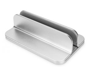 Vertical Notebook Stand, aluminum silver