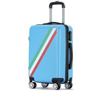 VERTICAL STUDIO 20" Paesi bagagli a mano, grande grafica paesi, 4 ruote, manico telescopico, plastica ABS, volume 33,3 l, con lucchetto a combinazione, leggero e robusto, Italia, Handgepäck 20 Zoll,