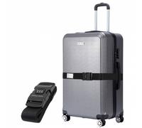 VERTICAL STUDIO "Bergen" 24" Valigia grigio inclusa tracolla per bagagli GRATUITA gris Taglia:taglia unica