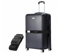 VERTICAL STUDIO "Bergen" 24" Valigia nero con cinghia per bagaglio GRATUITA nero Taglia:taglia unica