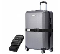 VERTICAL STUDIO "Bergen" 28" Valigia grigio inclusa tracolla per bagagli GRATUITA gris Taglia:taglia unica