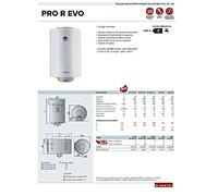 Scaldacqua elettrico ad accumulo Ariston PRO1 R 50 V/3 50 Lt Verticale 3201917