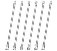 Verticale Bacchetta Cieca,6 pcs 12 pollici Bacchette per Tende Bacchetta Magica di Ricambio Veneziana Asta Tenda Rod Opener Trasparente Inclinabile Bacchetta con Gancio e Maniglia