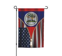 Verticale Bandiera Del Camion 30X45Cm Usa American And Belize Belizean Friendship Banner Di Benvenuto Esterno Benvenuto Bandiera Per Vacanze, Vacanza, Decorative Da Giardino