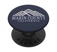 Vertice della contea di Marin in California - Marin County CA PopSockets PopGrip Adesivo