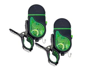 Verties pesca - allarmi morso con luce LED | 2 pezzi luce LED sensibile Buone canna da pesca | Accessori di pesce attrezzature per gli uomini acqua salata donna adulti compleanno