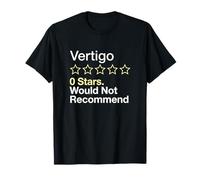 Vertigo 0 Stars Non consiglierebbero Il Disturbo vestibolare Maglietta