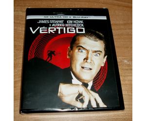 VERTIGO 4K UHD + Blu-ray 2 Dischi Nuovo Sigillato Thriller Suspense R2