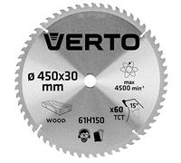 Lama per Sega circolare, carburo di silicio, 450 x 30 mm, 60 denti VERTO 61H150