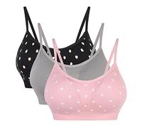Vertvie - Reggiseno Sportivo da Donna, Imbottito, Push-up, Senza Cuciture