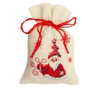 Vervaco 0144326 Sacchetto Santa Con Regalo Ricamo Punto Croce Contato