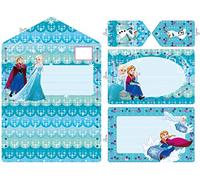 Vervaco Anna e Elsa ricamo Cards, multicolore, set di 5