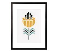 Vervaco astratto fiore a punto croce, multicolore, 5.6 x 25,4 cm