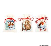 Vervaco bustina di erbe Vervaco "Winter", set di 3, modello di conteggio