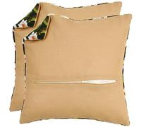 VERVACO Dorso Per Cuscino Punto Croce BEIGE SET DI 2 Retro Per Cuscino Con Zip ca. 45 x 45 cm Fodera Posteriore per Rifinire Lavori di Ricamo Accessorio Per Hobbistica Set Fai Da Te Creativo