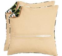 VERVACO Dorso Per Cuscino Punto Croce ECRU SET DI 2 Retro Per Cuscino Con Zip ca. 45 x 45 cm Fodera Posteriore per Rifinire Lavori di Ricamo Accessorio Per Hobbistica Set Fai Da Te Creativo