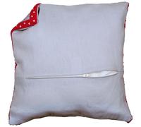 Vervaco Grigio, 45 x 45 cm, cuscino con chiusura lampo, cotone, multicolore, 45 x 45 x 0,3 cm