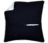 Vervaco nero, 45 x 45 cm, con chiusura lampo, cotone, multicolore, 45 x 45 x 0,3 cm