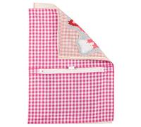 Vervaco Dorso per Cuscino Punto Croce Rosa Retro per Cuscino con Zip 45 x 62 cm Fodera Posteriore per Rifinire Lavori di Ricamo Accessorio per Hobbistica Set Fai da Te Creativo Materiali Creativi