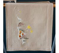 VERVACO Kit Centrotavola Ricamo Prestampato PAESAGGIO INVERNALE Set Ricamo Biancheria Da Tavola 40 x 100 cm Set Fai Da Te Creativo Size Kit Hobby Creativi Adulti Casa Decor Embroidery Embroidery