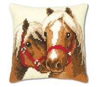 Vervaco PN-0008497 Ver - Cuscino con Kit per Punto Croce, Motivo Cavallo