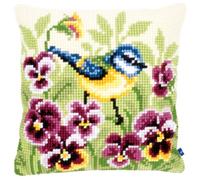 VERVACO Kit Cuscino Punto Croce CINCIARELLA Set Ricamo Principianti Cuscini Gobelin Decorativi ca. 40 x 40 cm Accessori per Lavoretti Creativi DIY Casa Decor Hobby Adulti Cross Stitch
