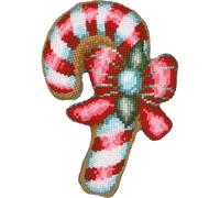 VERVACO Kit Cuscino Punto Croce Con Schienale CARAMELLASet Ricamo Principianti Cuscini Gobelin ca. 36 x 49 cm Accessori Per Lavoretti Creativi DIY Casa Decor Hobby Adulti Cross Stitch