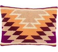 Vervaco Kit Cuscino Punto Croce MOTIVI KILIM Set Ricamo Principianti Cuscini Gobelin Decorativi ca. 40 x 28 cm Accessori Per Lavoretti Creativi DIY Casa Decor Hobby Adulti Cross Stitch