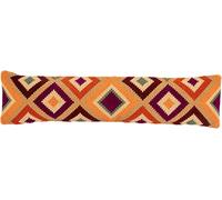 VERVACO Kit Cuscino Punto Croce MOTIVI KILIM Set Ricamo Principianti Paraspifferi Cuscino Decorativi ca. 80 x 20 cm Accessori Per Lavoretti Creativi DIY Casa Decor Hobby Adulti Cross Stitch