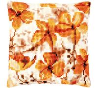Vervaco Kit Cuscino Punto Croce SEMI AUTUNNALI Set Ricamo Principianti Cuscini Gobelin Decorativi ca. 40 x 40 cm Accessori Per Lavoretti Creativi DIY Casa Decor Hobby Adulti Cross Stitch