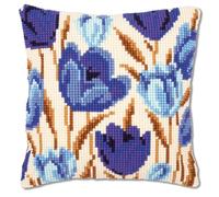 Vervaco - Set per Cuscino a Punto Croce, Motivo: Tulipani, Multicolore