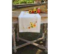 Vervaco - Kit da ricamo: runner: girasoli, NA, 40 x 100 cm