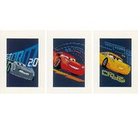 Biglietti d'auguri Vervaco Disney "Cars", set di 3, schema di conteggio