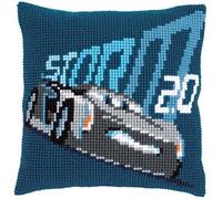 Vervaco - Kit per Punto Croce: Cuscino: Cars - Jackson Storm, Assortiti
