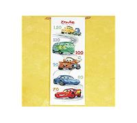 Vervaco - Kit per punto croce, motivo: Cars, multicolore, 18 x 70 cm
