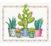 VERVACO Kit Punto Croce Contato UN ANGOLO VEGETALE Decorativi Per Pareti ca. 36 x 30 cm Set Fai Da Te Creativo Adulti Casa Decor Arte Da Parete Kit Per Hobby Cross Stitch
