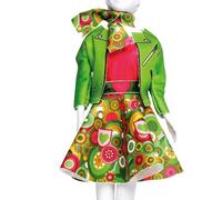 Vervaco Lucy Funky Dress Your Doll Outfit Making Set, Multicolore