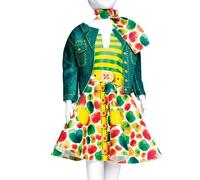 Vervaco Lucy Green Dress Your Doll Outfit Making Set, Multicolore