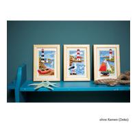 Vervaco miniature "Fari", set di 3, schema di conteggio