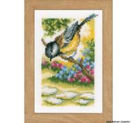 Vervaco miniature "Uccelli", set di 3, schema di conteggio