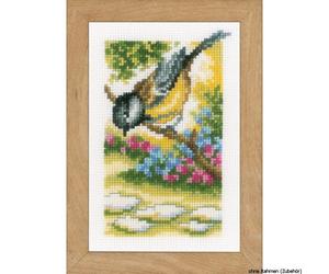 Vervaco miniature "Uccelli", set di 3, schema di conteggio