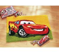 Vervaco Saetta McQueen Tappeto, Multicolore