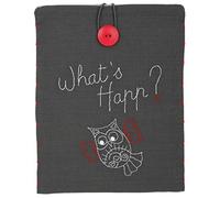 Vervaco Stickpackung I Pad Cover What's Kit da Ricamo: Copertura per Tablet: cos'è Happ, Acrilico, N, 21 x 26cm